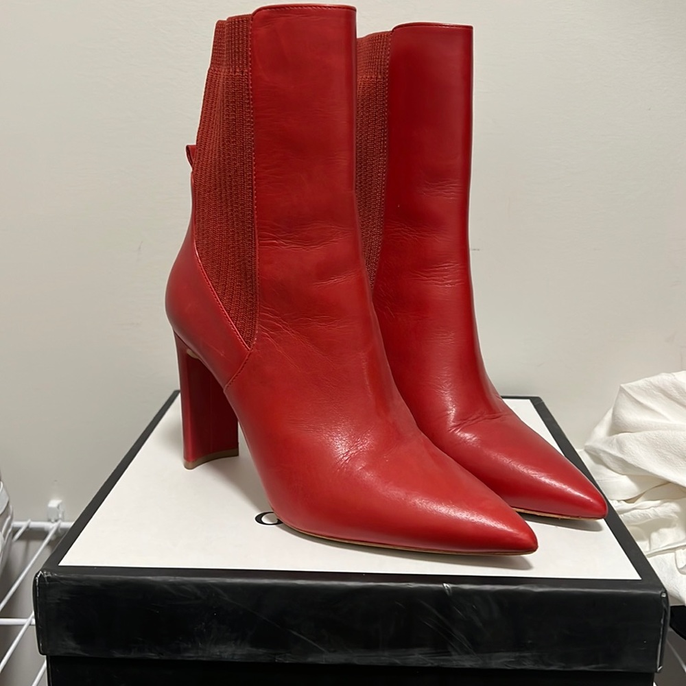 ALDO red boot heels